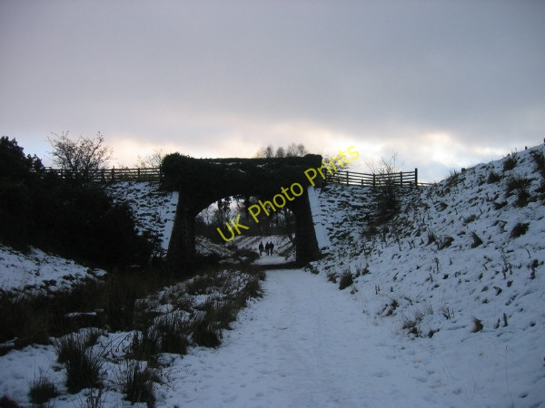 Photo 6"x4" Old Railway Bridge and South Tyne Trail Rowfoot c2009