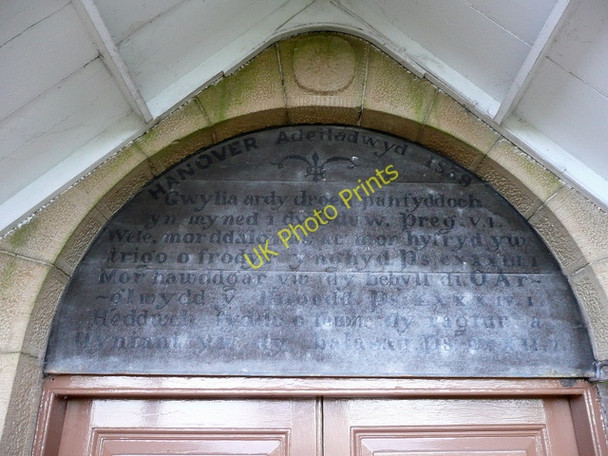 Photo 6"x4" United Reformed church, Llanover - inscription Pencroesoped c2009