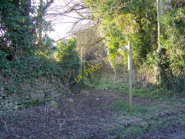 Photo 6"x4" Footpath, Downhead Downhead\/ST6945 c2010