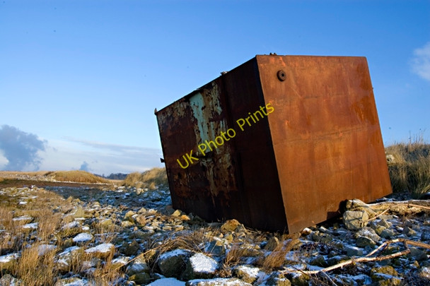 Photo 6"x4" Tank trapped, Paull Holme Strays Paull c2010