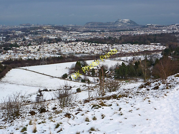 Photo 6"x4" View over Edinburgh from Torduff Hill Bonaly c2009