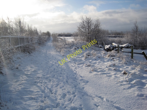 Photo 6"x4" Track near the Metro Line above the River Tyne Hebburn c2010