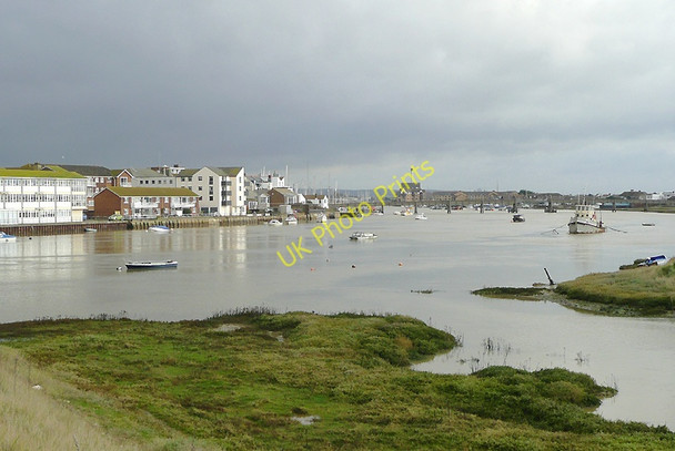Photo 6"x4" River Adur at Shoreham-by-Sea, West Sussex Shoreham-By-Sea c2009