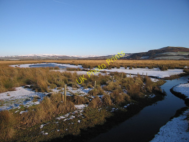 Photo 6"x4" Drainage ditch and pond, Cors Caron Nature Reserve Swyddffynnon c2010