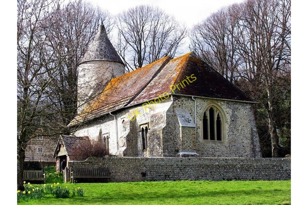 Photo 6"x4" Southease Church, Sussex Southease c2006