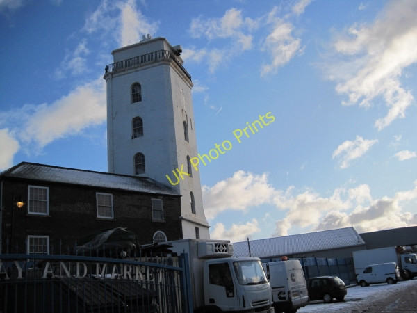 Photo 6"x4" Low Light, North Shields Fish Quay Tynemouth c2010