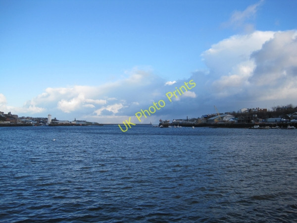 Photo 6"x4" River Tyne from North Shields Ferry Jetty Meadow Well c2010 P1