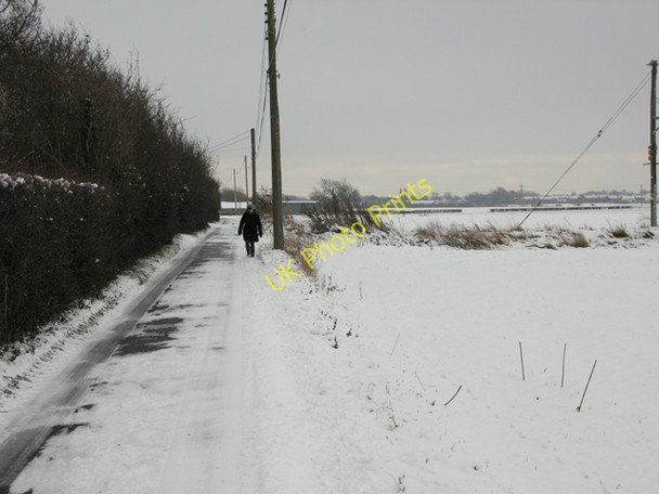 Photo 6"x4" The road between Hammill and Selson Hammill c2010