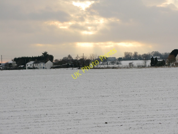 Photo 6"x4" View across field from Chalkpit Hill Flemings c2010