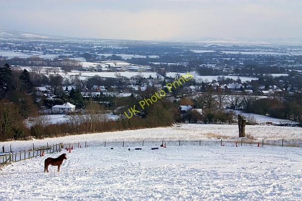 Photo 6"x4" Snow covered fields Brand Green\/SO7641 c2010