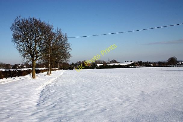 Photo 6"x4" Mayalls Farm in the January snow Upper Welland c2010