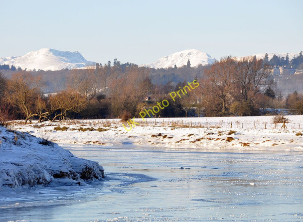 Photo 6"x4" Frozen River Forth Stirling\/NS7993 c2010