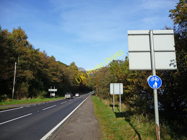 Photo 6"x4" West Loch Lomond cycle path approaching Tarbet Tarbet\/NN3104 c2009