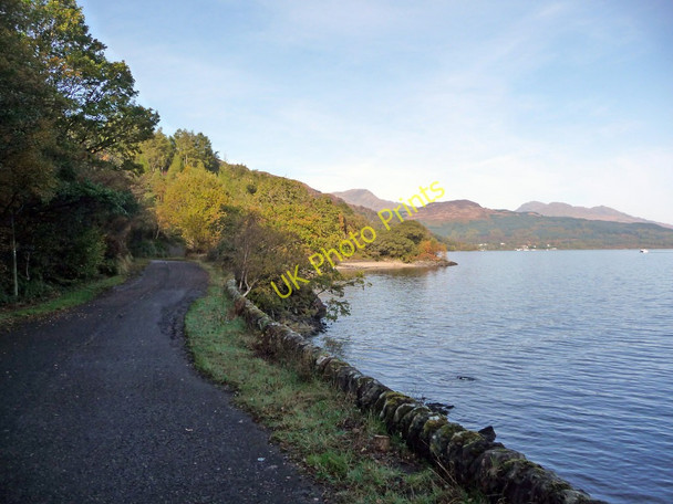 Photo 6"x4" Cycle path near Rubha Ban Rowardennan c2009