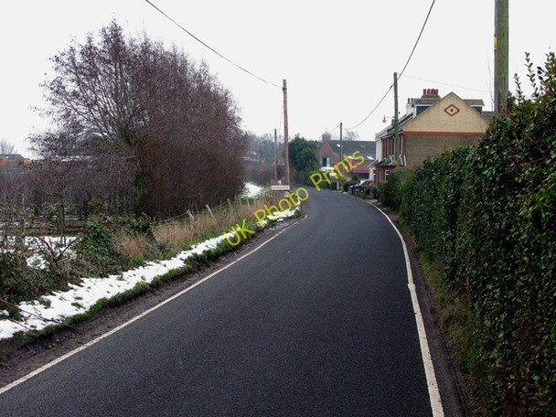 Photo 6"x4" View along the Marshborough Road to Woodnesboorough Gore\/TR3055 c2010