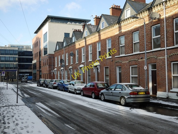 Photo 6"x4" Snow on Pakenham Street Belfast c2010