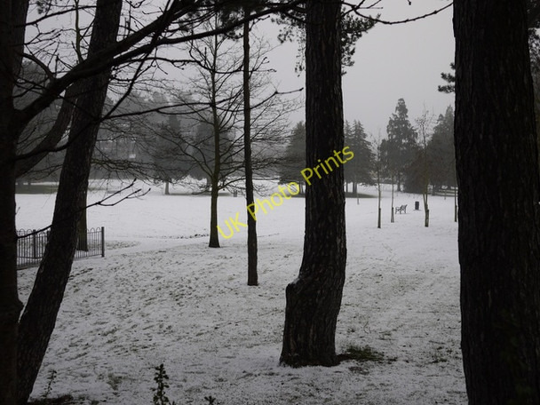 Photo 6"x4" Drumglass Park in the snow Belfast c2010 P1
