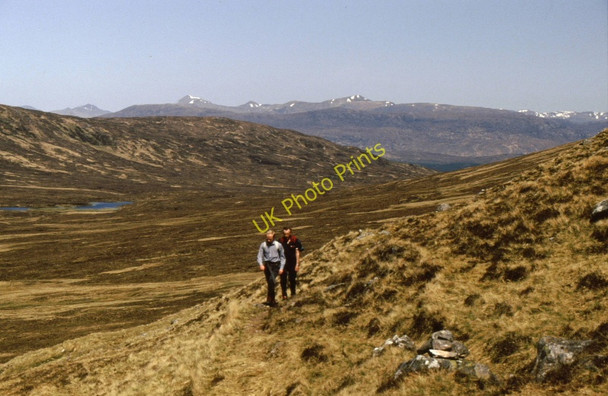 Photo 6"x4" On the track to the bealach between Sr\u00c3\u00b2n a' Choire Ghairbh and Meall Dubh Allt C\u00e0m Bhealaich c1992