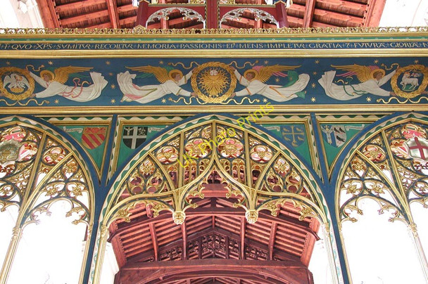 Photo 6"x4" All Saints, Carshalton - Screen detail Carshalton c2002
