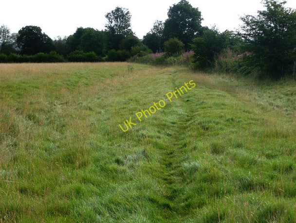 Photo 6"x4" Footpath near Bucknell Bedstone c2009