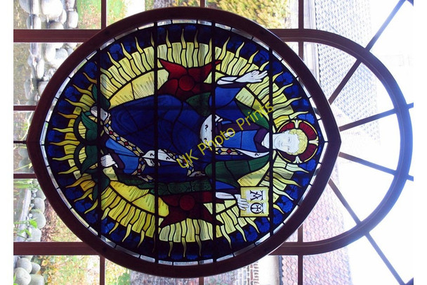 Photo 6"x4" Shrine of Our Lady of Walsingham - Window Little Walsingham c2007