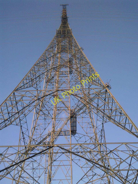 Photo 6"x4" Swanscombe Pylon from beneath Grays\/TQ6177 c2009