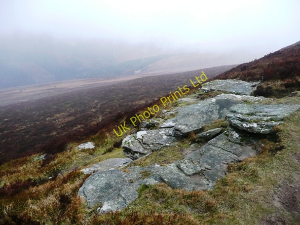 Photo 6"x4" Looking down from Bwlch Bach Llanthony c2008