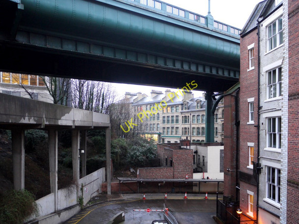 Photo 6"x4" Under the Tyne Bridge (north section) Newcastle upon Tyne c2010