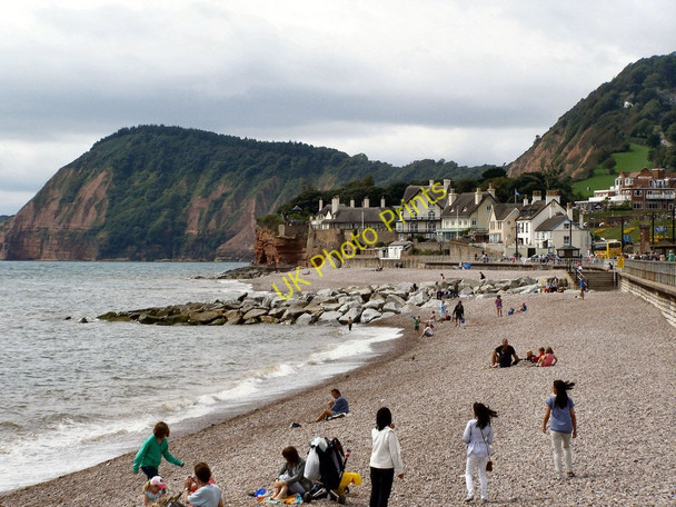 Photo 6"x4" Sidmouth Beach Sidmouth c2009