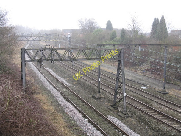 Photo 6"x4" Railway Lines From White Bridge Dukinfield c2010