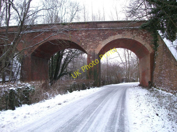 Photo 6"x4" Upper Bullington - Railway Bridge Upper Bullington c2010