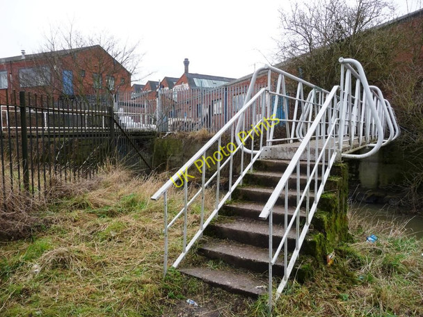 Photo 6"x4" Footbridge over the River Erewash Stapleford\/SK5037 c2010