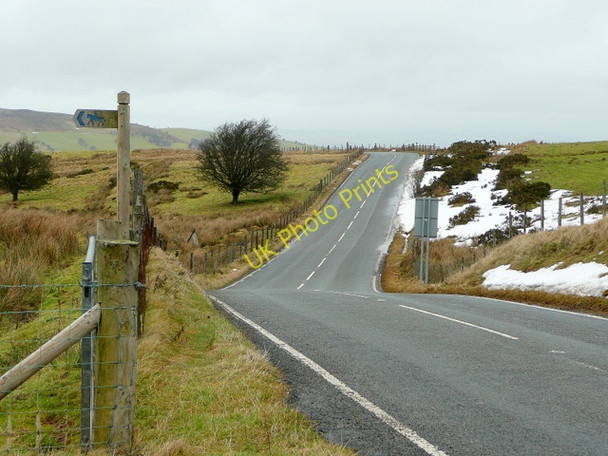 Photo 6"x4" B4520 on the Mynydd Epynt Maesmynis c2010