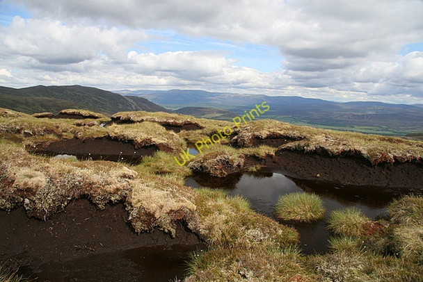 Photo 6"x4" Peat haggs on A'Chailleach Creag na h-lolare c2009