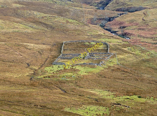 Photo 6"x4" Sheep fanks in Gleann Oraid Talisker c2010
