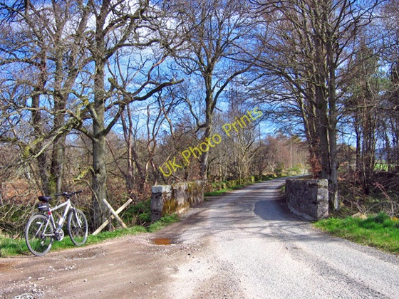 Photo 6"x4" Bridge over the Black Burn Brucklebog c2008