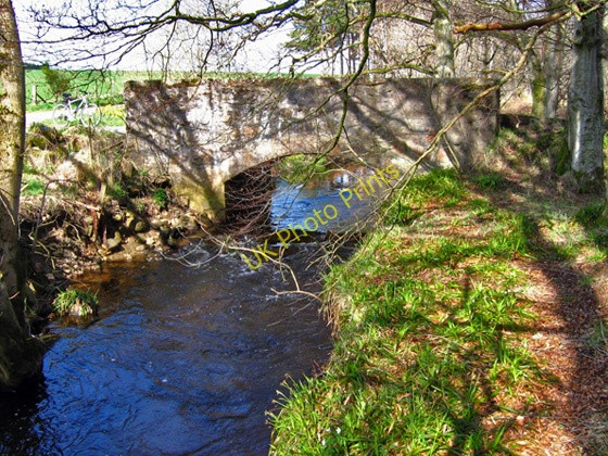 Photo 6"x4" Bridge over the Black Burn Brucklebog c2008