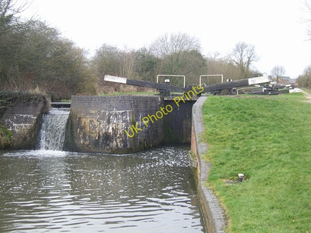 Photo 6"x4" Lapworth Locks - Lock No. 11 Bottom Gates Kingswood\/SP1871 c2010