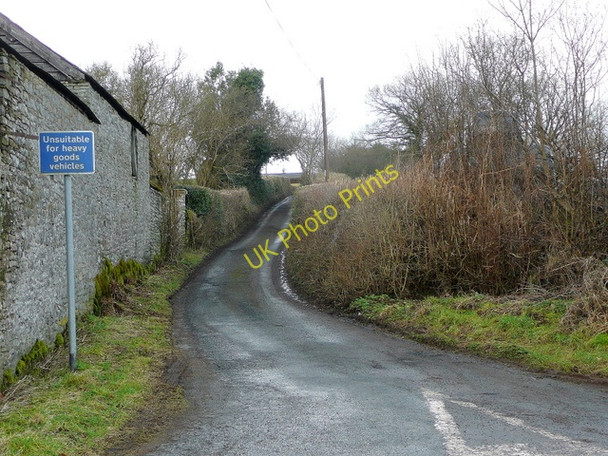 Photo 6"x4" Lane to Bridge Court Little Merthyr c2010
