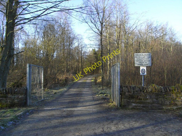 Photo 6"x4" Private Road and Gate Balloch\/NS3982 c2010