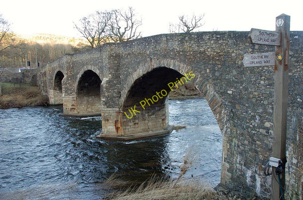 Photo 6"x4" Yair Bridge, River Tweed Yair c2010