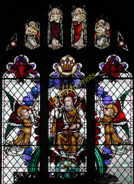 Photo 6"x4" St Mary, Hayes - Window Hayes\/TQ0980 c2003