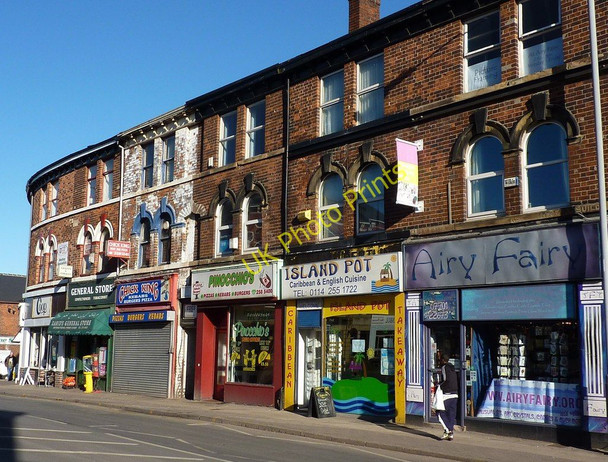 Photo 6"x4" Shops on London Road, Highfield, Sheffield Sheffield\/SK3587 c2010