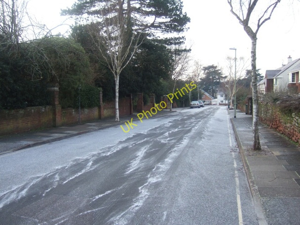 Photo 6"x4" Matford Avenue, EX2, after a light fall of snow Exeter c2010
