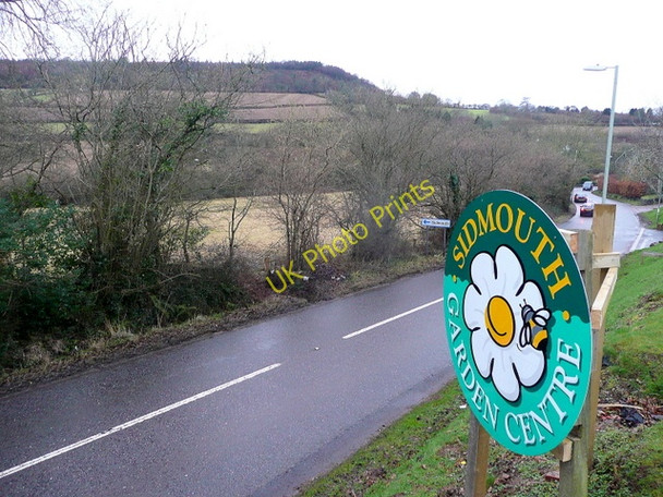 Photo 6"x4" View above the A3052 Sidmouth c2010