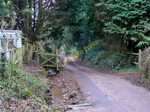 Photo 6"x4" Low lying lane, Southerton Southerton c2010