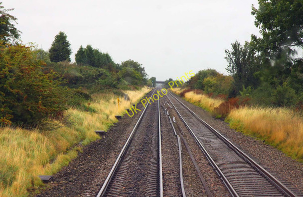 Photo 6"x4" The railway line to Birmingham Brockhampton\/SO9426 c2009