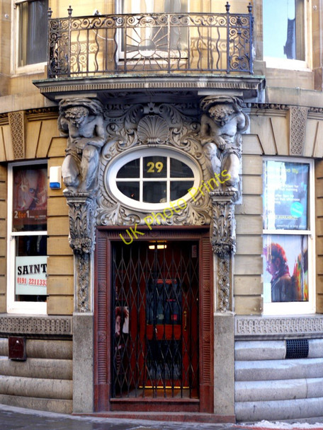 Photo 6"x4" Doorway, 29 Collingwood Street Newcastle upon Tyne c2010
