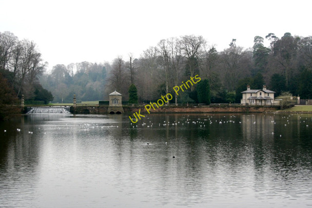 Photo 6"x4" The Weir and Lake, Studley Royal Studley Roger c2008