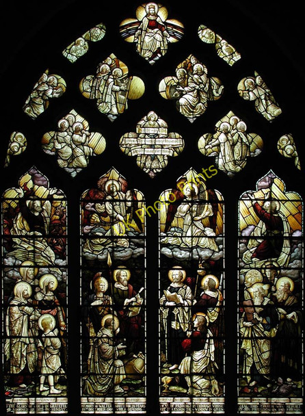 Photo 6"x4" St James the Less, Sussex Gardens, London W2 - Window Paddington\/TQ2681 c2004